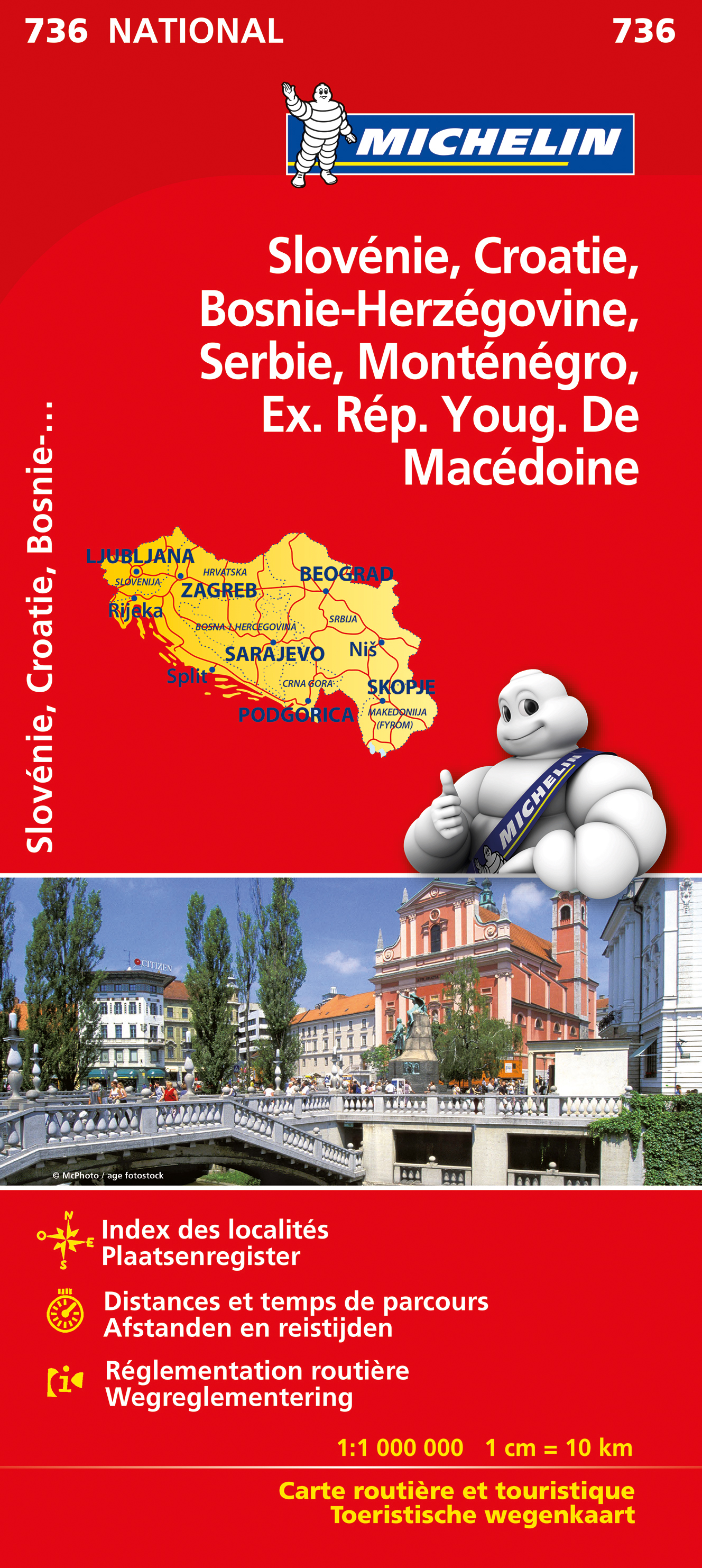 croatie carte michelin Slovenie Croatie Bosnie Kroatie 11736 Carte National Michelin Kaart Lannoo Publishers croatie carte michelin